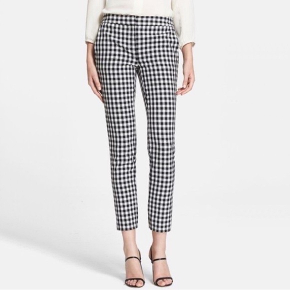 Diane Von Furstenberg Pants - NWOT Diane von Furstenberg Genesis Gingham Pants Women’s Size 0